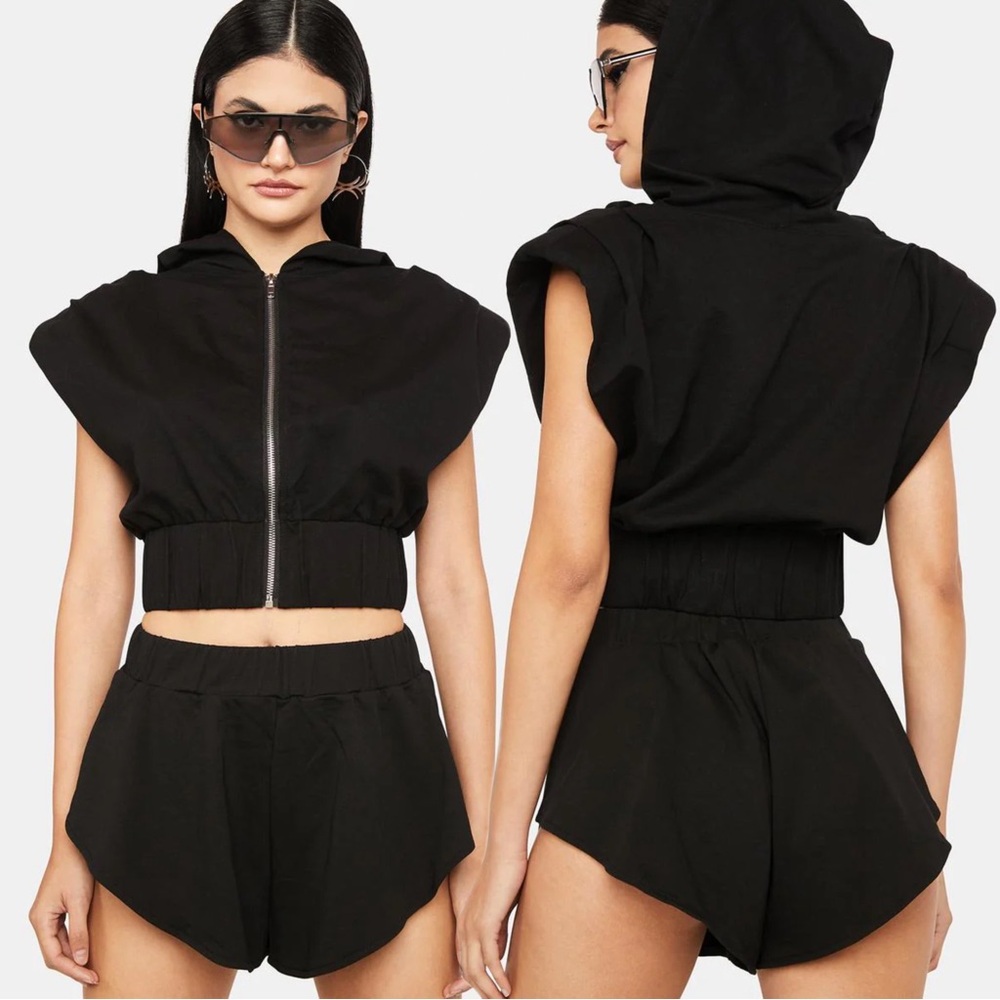 🥊 UPSIDE DOWN FEELS SHORTS MATCHING WORKOUT SET NWT DEADSTOCK BY X_REHAB 🥊